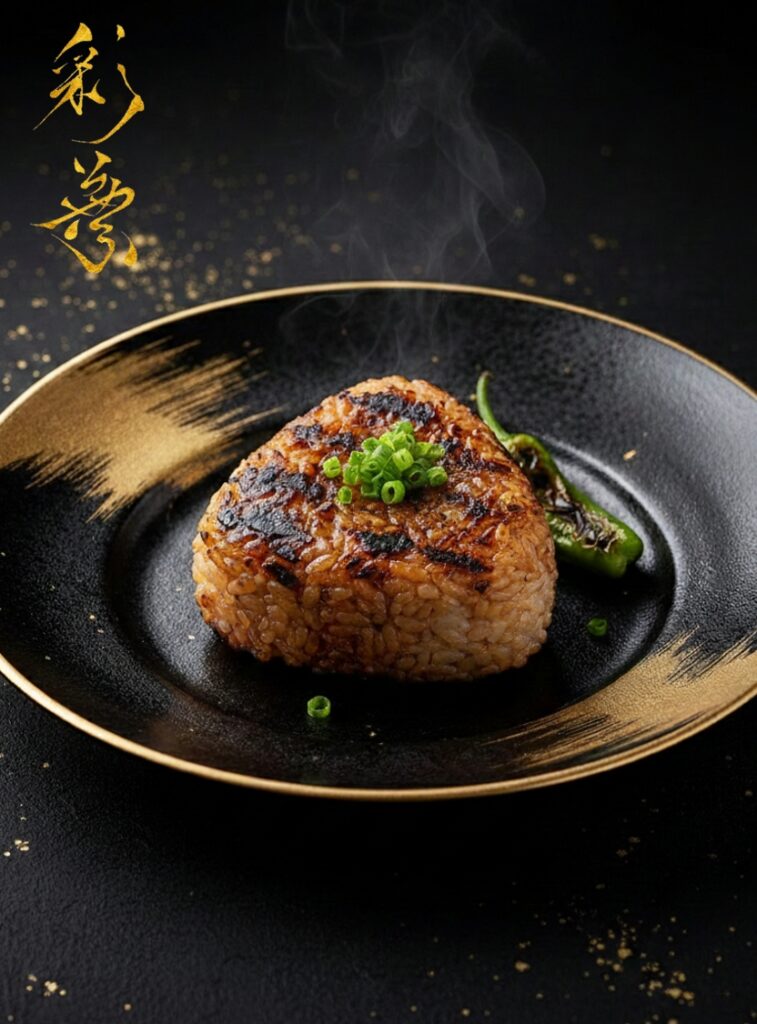 炭火で焼いた焼きおにぎりは味噌と醤油があります。夜は炭火焼の焼き鳥と北海道直送の蟹が人気があり。コース料理や個室、半個室もあるので接待や会食、女子会にも人気です。昼は定食のランチもおすすめで大人気です 東京都港区赤坂3-14-9 【彩葉】北海道料理 海の幸山の幸 赤坂店 03-6459-1689