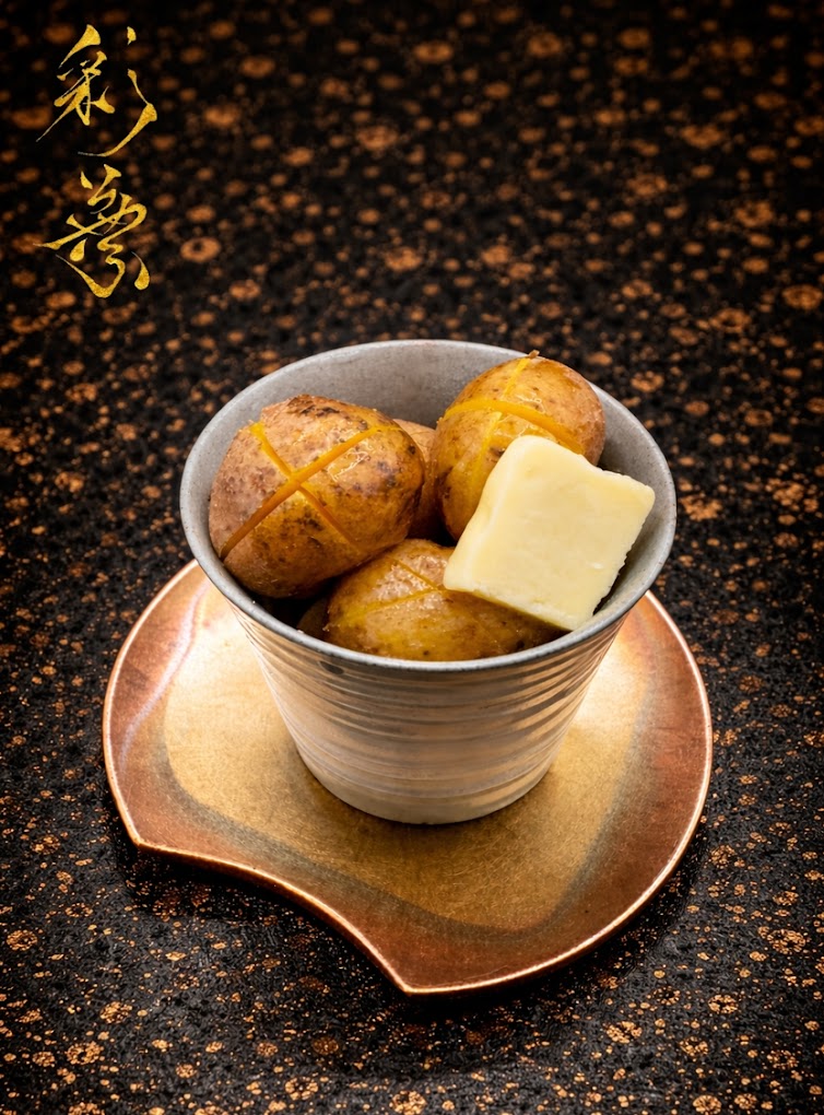 Inca potato with butter at IROHA