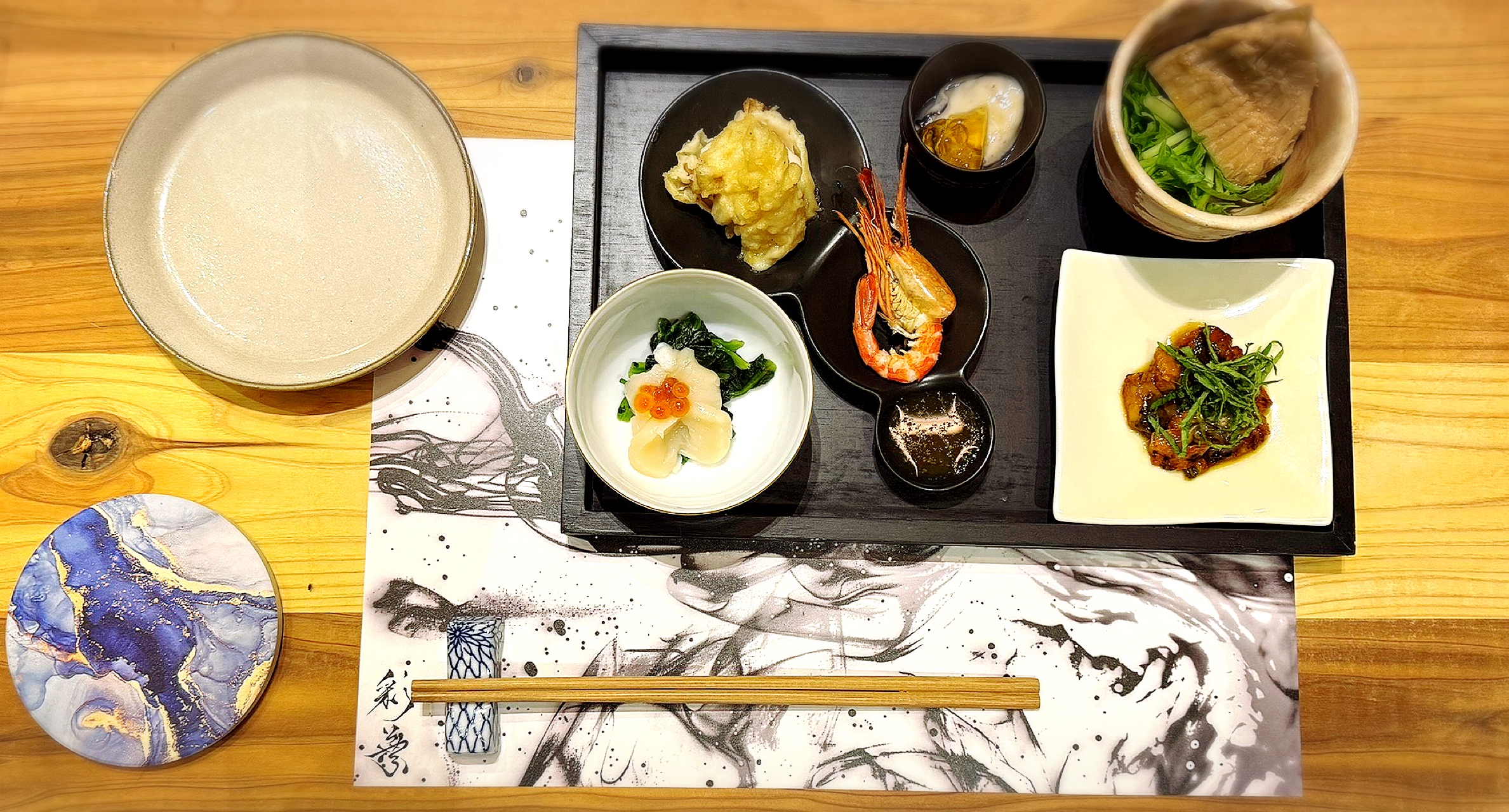 赤坂で安い居酒屋 168コース ドリンク2杯 小鉢6品 北海道料理 彩葉 赤坂店