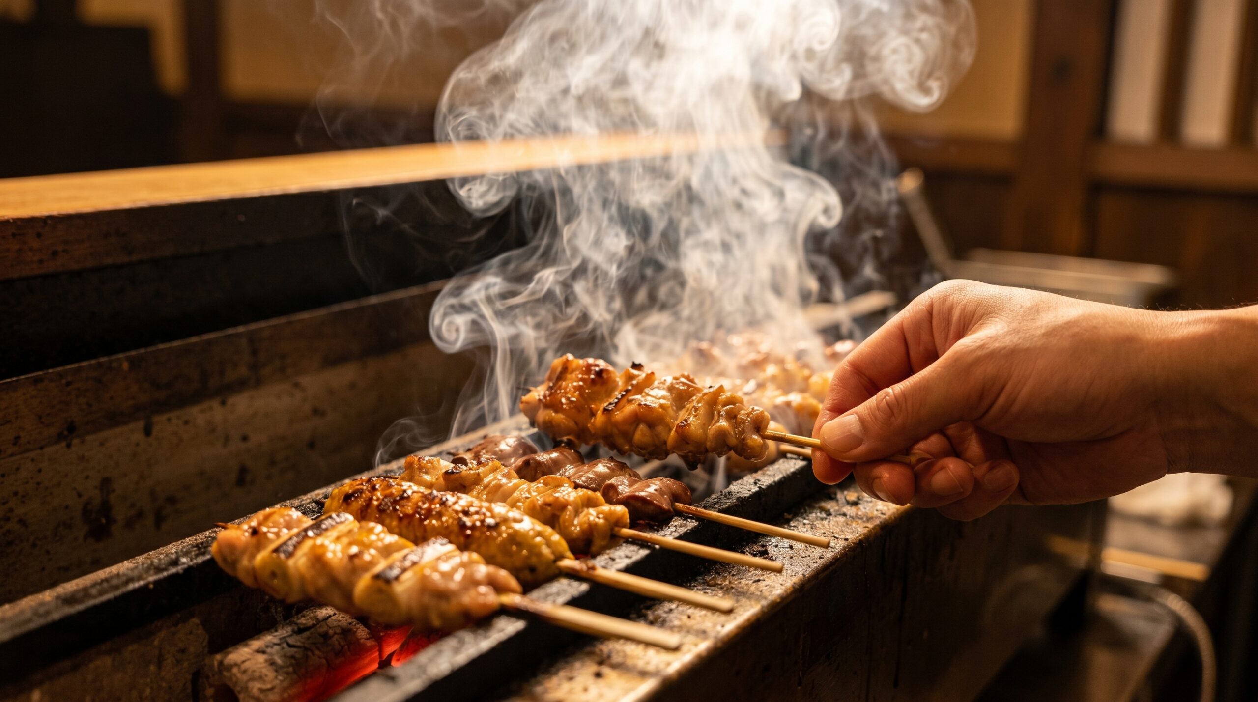 赤坂で楽しむ炭火焼き鳥